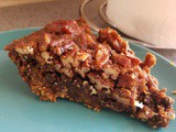 Gluten Free Chocolate Pecan Pie with Gluten Free Graham Cracker Crust