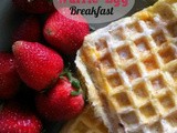 High Protein Waffle Egg Breakfast