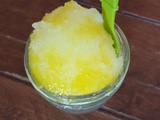 Mexican Sno Cones (with Mango Syrup)