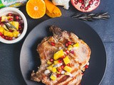 Pomegranate Pineapple Pork Chops