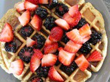 Protein Waffles + Easter