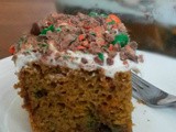 Pumpkin Spice m&m Cake