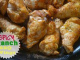 Spicy Ranch Chicken Wings