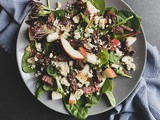 Steak, Apple & Bleu Cheese Salad