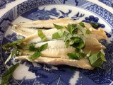 Boquerones (white anchovies) with shisho