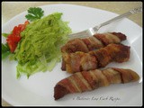 Bacon-Wrapped Steak Logs