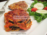 Baked Italian Eggplant Stacks