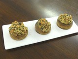 Boursin-Herb Stuffed Mushrooms