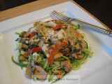Caribbean Shellfish on Zoodles