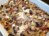 Chicken Eggplant Mushroom Parmigiana Casserole