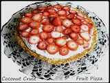 Coconut Crust Fruit “Pizza”