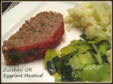 Eggplant (or zucchini) Meat Loaf