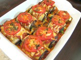 Eggplant-Sausage Rollatini