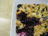 Einkorn Blueberry Crumble