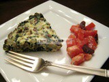 Greek Spinach Crustless Quiche