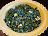 Indian Creamed Spinach (Saag Paneer)