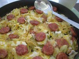 Kielbasa and Cabbage Bake