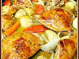 Lebanese Baked Chicken (Frarej)