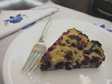 Low Carb Blueberry Buckle