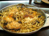 Porcini-Portobello Braised Chicken