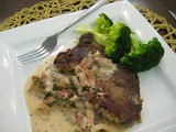 Pork in Parsley-Bacon Cream