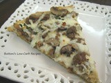 Sausage Alfredo Pizza