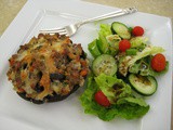 Sausage-Stuffed Portobello Mushrooms