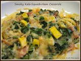 Smoky Kale-Squash-Ham Casserole
