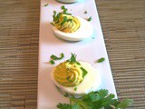 Sofrito Deviled Eggs