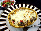 Spaghetti Squash with Italian Sausage