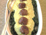 Spinach Mayonado (with optional Sausage Meatballs)
