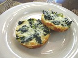 Spinach Mini Pizzas