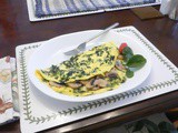 Spinach-Mushroom Omelet