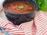 A Fresh Chunky Basil Tomato Sauce and Announcing Black and White Wednesday #138