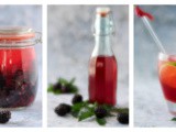 Homemade Blackberry Liqueur and a Recipe for Blackberry Lime Spritzer