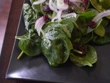 Warm Spinach Salad with Bacon