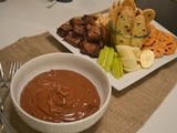 Baked Sunday Mornings - Chocolate Peanut Butter Fondue