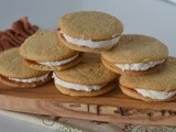 Baked Sunday Mornings - Malted Milk Sandwich Cookies