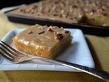 Caramel-Pecan Sheet Cake