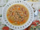 Chicken Apple Sausage and White Bean Soup