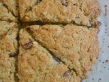 Peanut Butter Oatmeal Chocolate Chip Scones