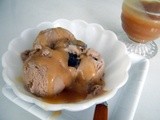 Toasted Almond Chocolate Chocolate Chip ice Cream with Salted Caramel Sauce