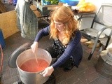 Making Passata the old fashioned way