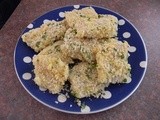 Polenta and breadcrumb fish fingers