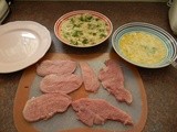 Pork Cotoletta with green salad