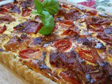 Ricotta, Plum Tomato & Parma Ham Tart