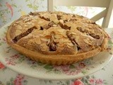 Seasonal jam and fig tart