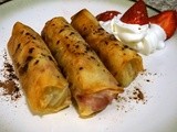 Fried Banana Strawberry Rolls: a Quick And Fruity Dessert