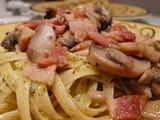 Mushroom Bacon Linguine: everything Is Better With Bacon