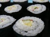Salmon, Cucumber And Egg Sushi Rolls Recipe: Easy And Light